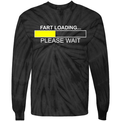 Fart Loading Tie-Dye Long Sleeve Shirt