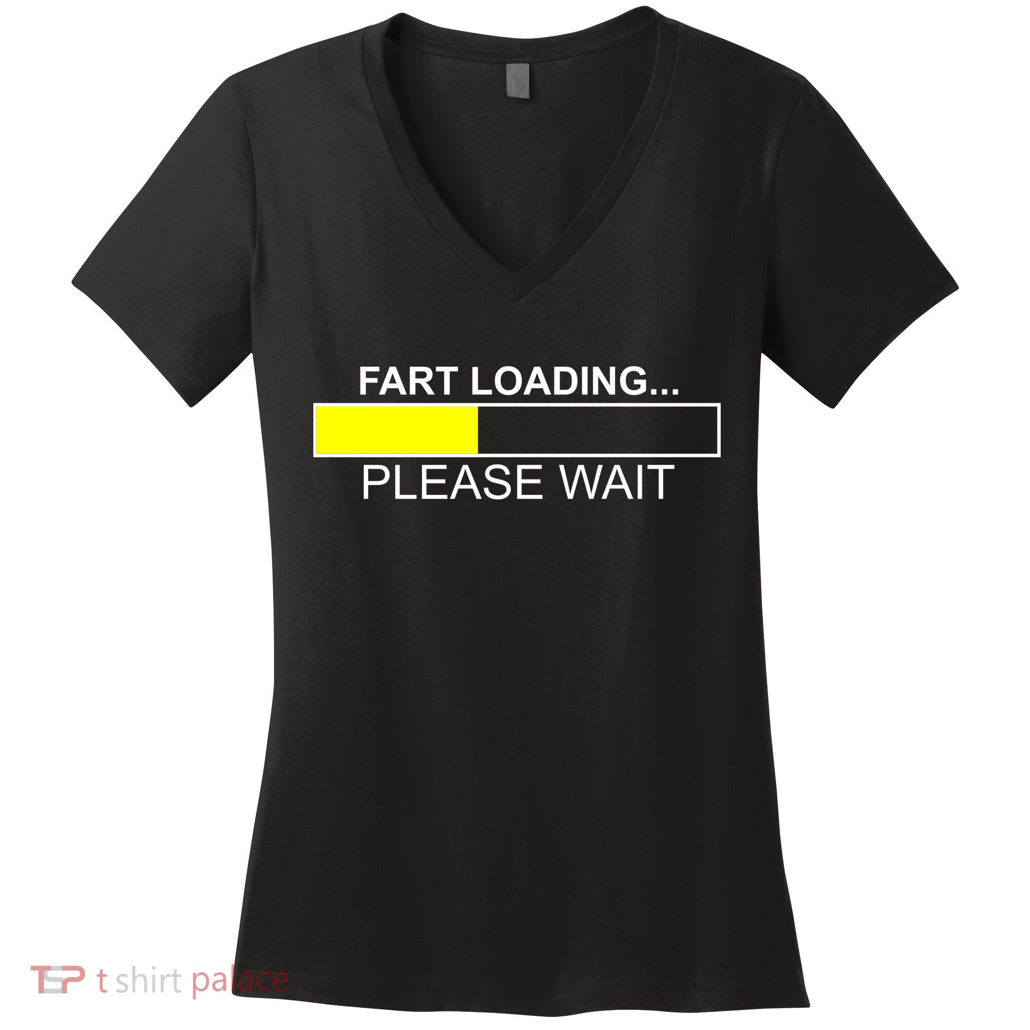 Fart Loading Women's V-Neck T-Shirt