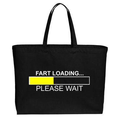 Fart Loading Cotton Canvas Jumbo Tote