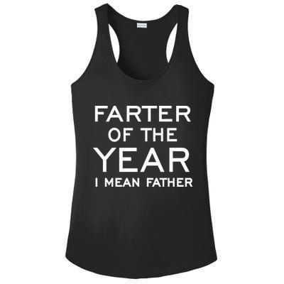 Farter Of The Year I Mean Father Ladies PosiCharge Competitor Racerback Tank