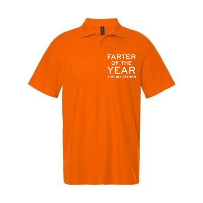 Farter Of The Year I Mean Father Softstyle Adult Sport Polo