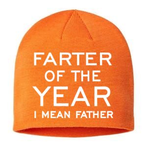 Farter Of The Year I Mean Father Sustainable Beanie