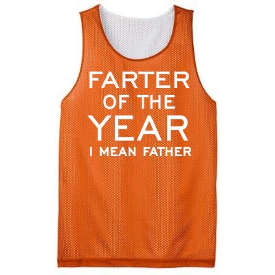 Farter Of The Year I Mean Father Mesh Reversible Basketball Jersey Tank