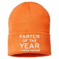 Farter Of The Year I Mean Father Sustainable Knit Beanie