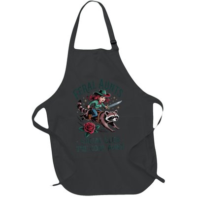 Feral Aunts Social Club The Cool Aunt Pregnancy Raccoon Gift Apron
