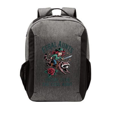 Feral Aunts Social Club The Cool Aunt Pregnancy Raccoon Gift Vector Backpack