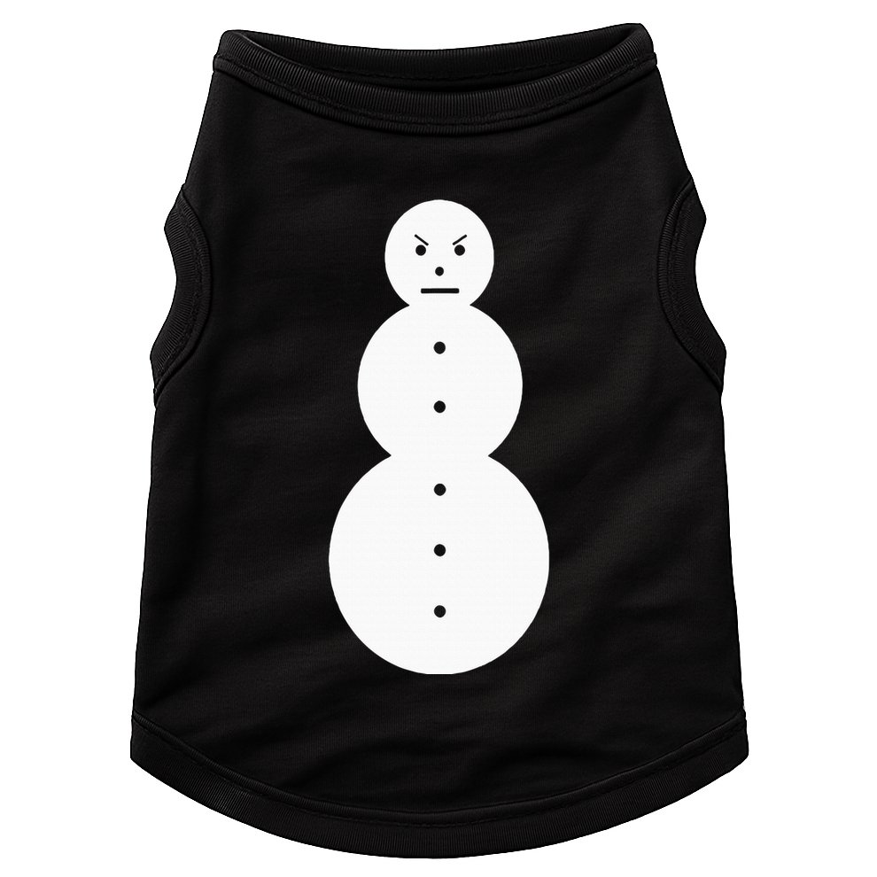 Funny Angry Snowman The Snowman Doggie Tank