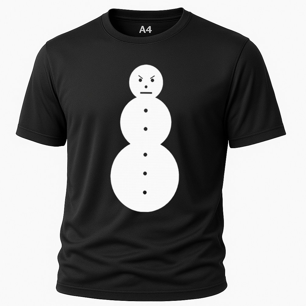 Funny Angry Snowman The Snowman Performance Shirt