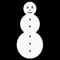 Funny Angry Snowman The Snowman Long Sleeve Shirt