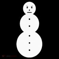 Funny Angry Snowman The Snowman Sustainable Bucket Hat