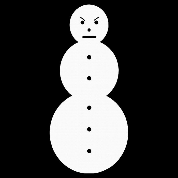 Funny Angry Snowman The Snowman Bucket Hat