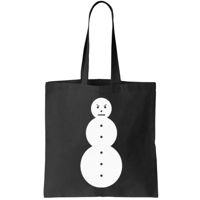 Funny Angry Snowman The Snowman Bag
