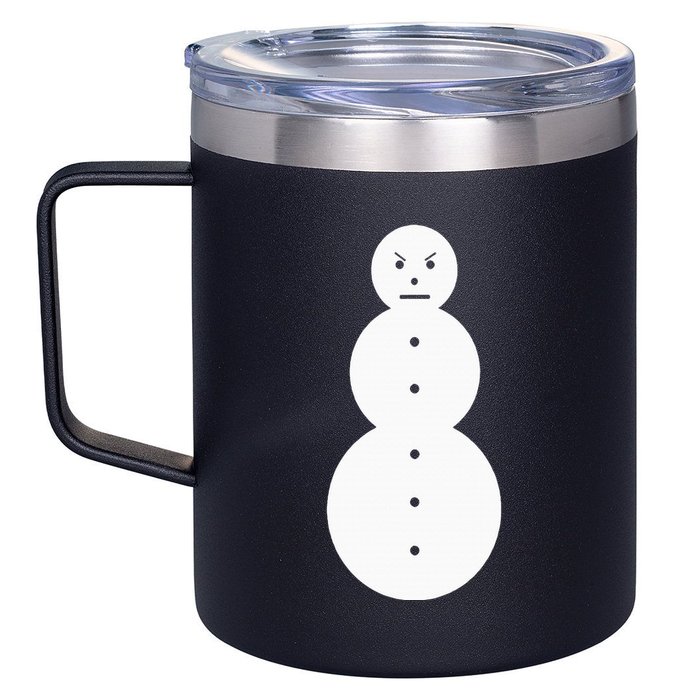 Funny Angry Snowman The Snowman 12oz Stainless Steel Coffee Mug