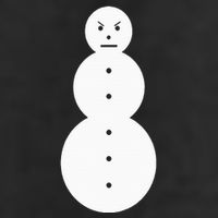Funny Angry Snowman The Snowman 25L Jumbo Tote
