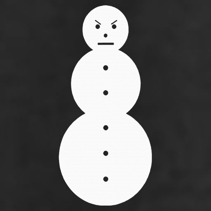 Funny Angry Snowman The Snowman 25L Jumbo Tote