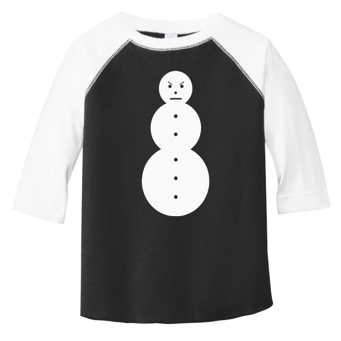 Funny Angry Snowman The Snowman Toddler Fine Jersey T-Shirt