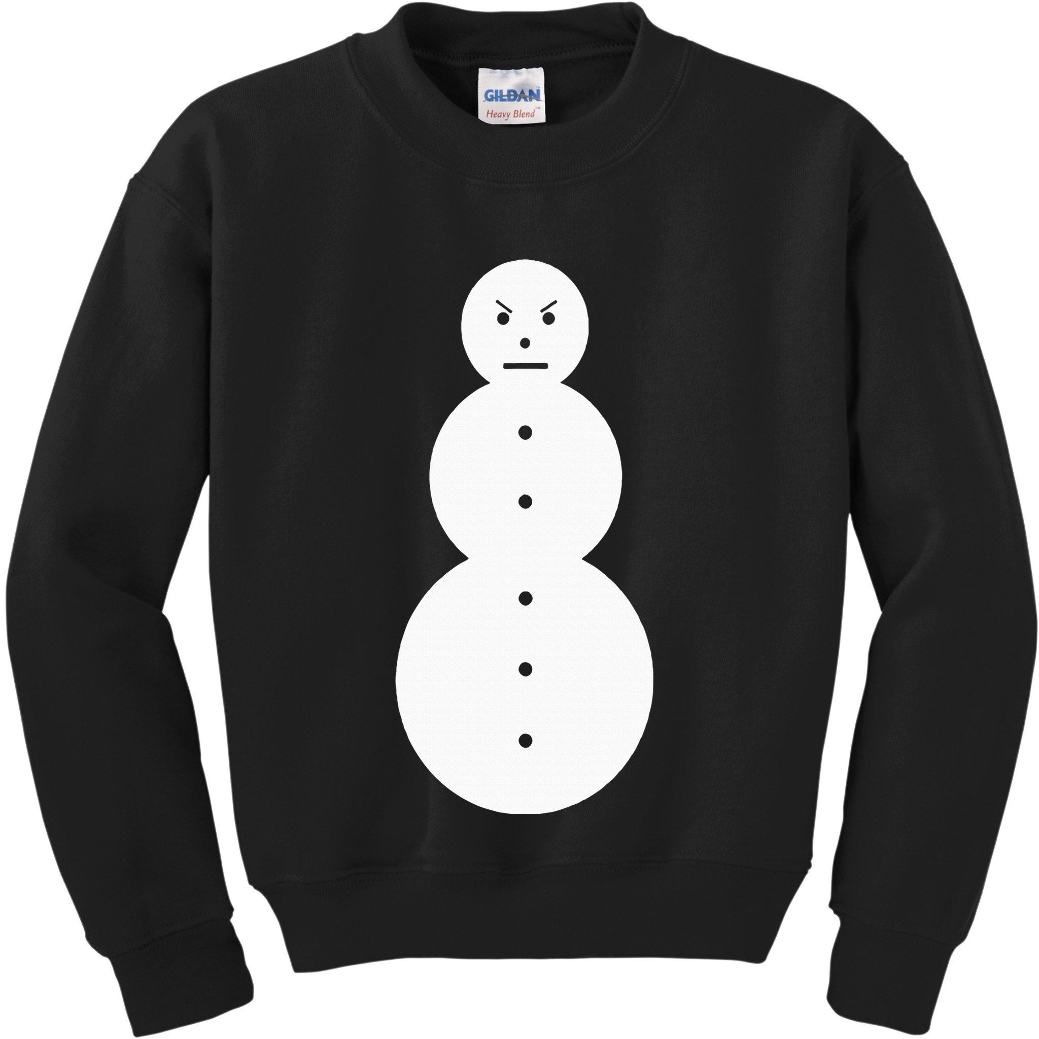 Funny Angry Snowman The Snowman Kids Sweatshirt
