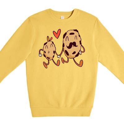 Father And Son Cookies Premium Crewneck Sweatshirt