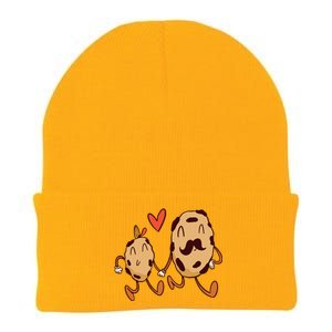 Father And Son Cookies Knit Cap Winter Beanie