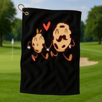 Father And Son Cookies Golf Towel