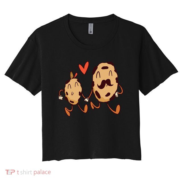 Father And Son Cookies Crop Top