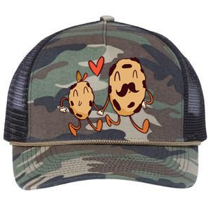 Father And Son Cookies Retro Rope Trucker Hat Cap