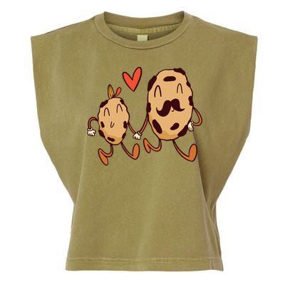 Father And Son Cookies Garment-Dyed Women's Muscle Tee