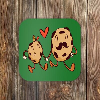 Father And Son Cookies Coaster