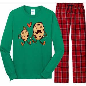 Father And Son Cookies Long Sleeve Pajama Set