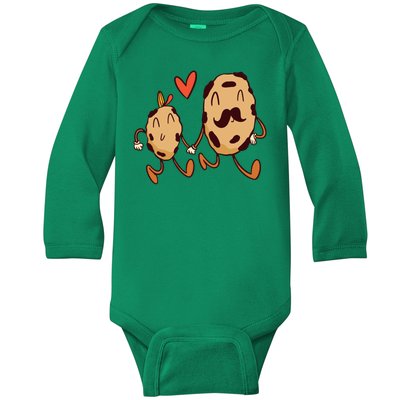 Father And Son Cookies Baby Long Sleeve Bodysuit