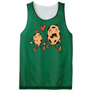 Father And Son Cookies Mesh Reversible Basketball Jersey Tank