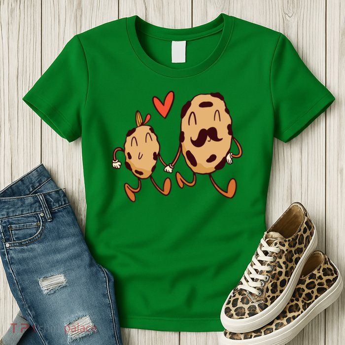 Father And Son Cookies Womens T-Shirt