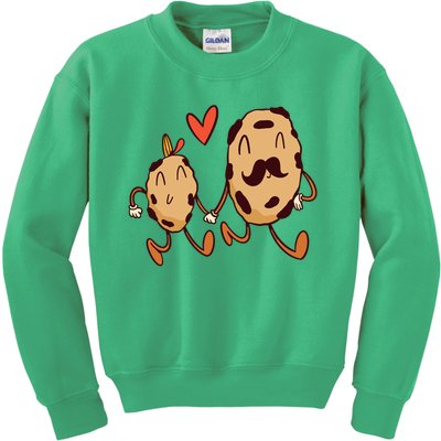 Father And Son Cookies Kids Sweatshirt
