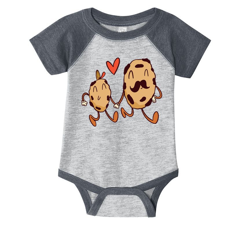 Father And Son Cookies Infant Baby Jersey Bodysuit
