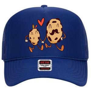 Father And Son Cookies High Crown Mesh Back Trucker Hat