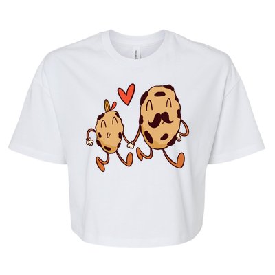 Father And Son Cookies Bella+Canvas Jersey Crop Tee