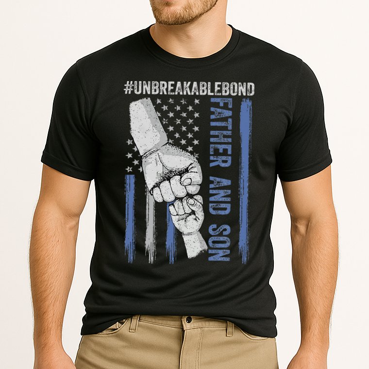 Father And Son Unbreakable Bond Father Day Gifts Cooling Performance Crew T-Shirt