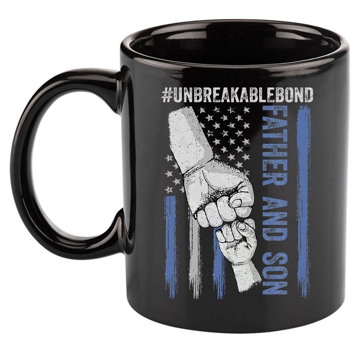 Father And Son Unbreakable Bond Father Day Gifts 11oz C Handle Ceramic Mug