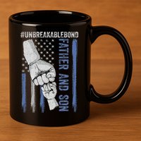 Father And Son Unbreakable Bond Father Day Gifts 11oz C Handle Ceramic Mug