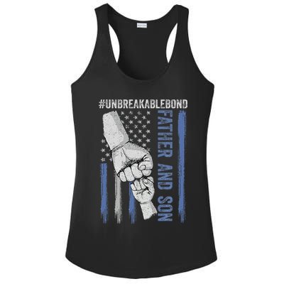 Father And Son Unbreakable Bond Father Day Gifts Ladies PosiCharge Competitor Racerback Tank