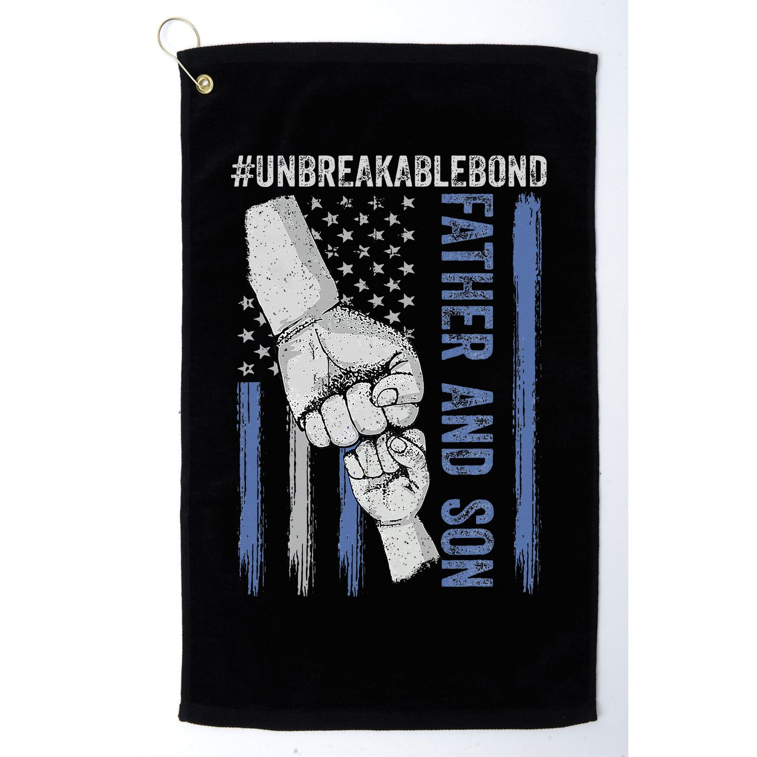 Father And Son Unbreakable Bond Father Day Gifts Golf Towel