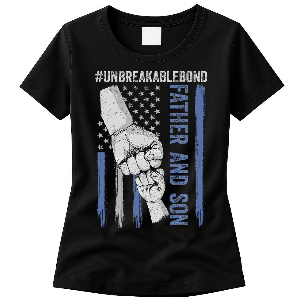 Father And Son Unbreakable Bond Father Day Gifts Womens T-Shirt