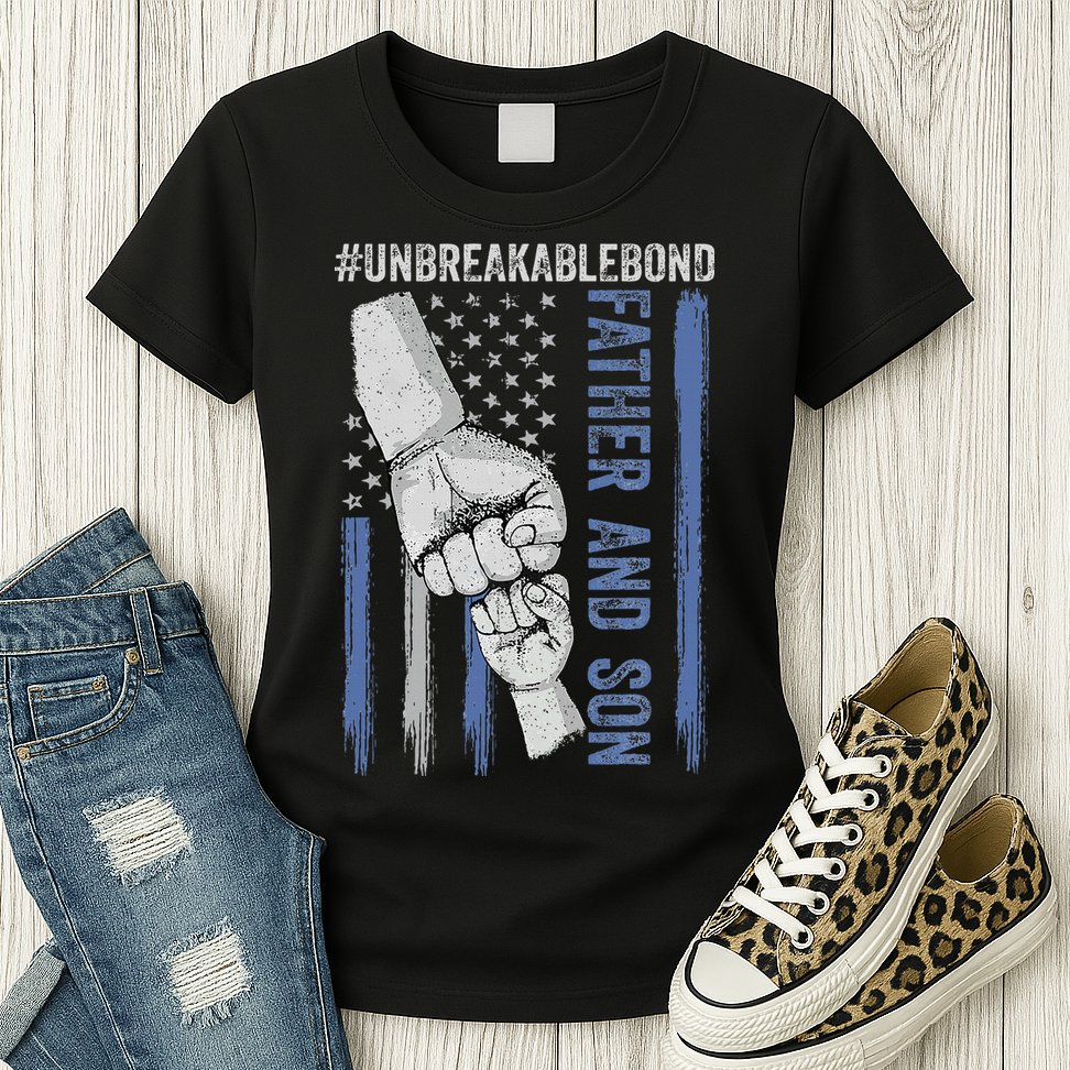 Father And Son Unbreakable Bond Father Day Gifts Womens T-Shirt
