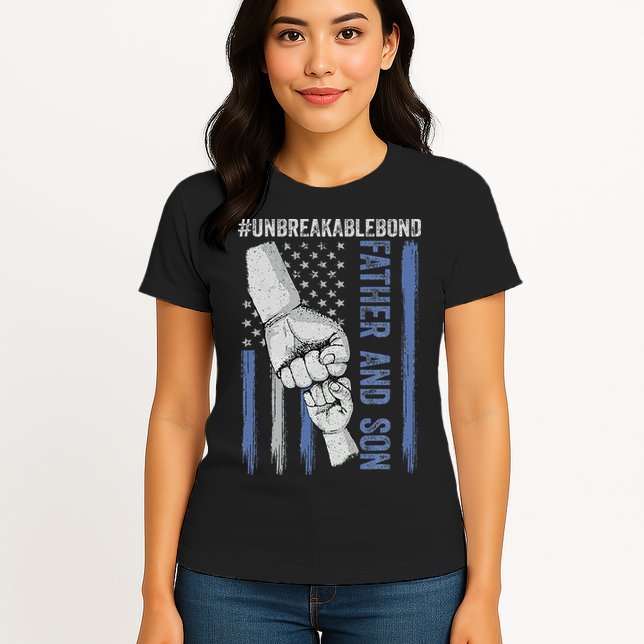 Father And Son Unbreakable Bond Father Day Gifts Womens T-Shirt