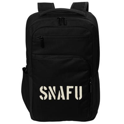 Fubar And Snafu Military And Veteran Humor Impact Tech Backpack