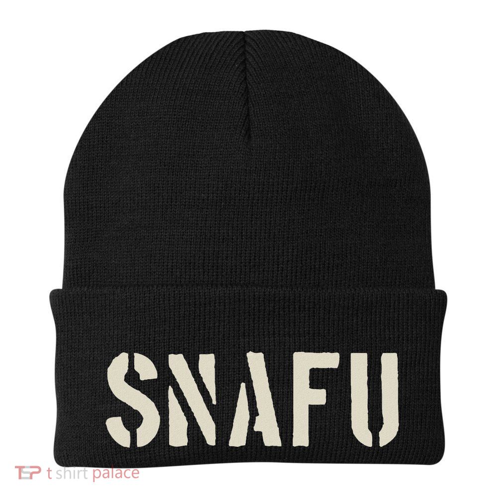 Fubar And Snafu Military And Veteran Humor Beanie