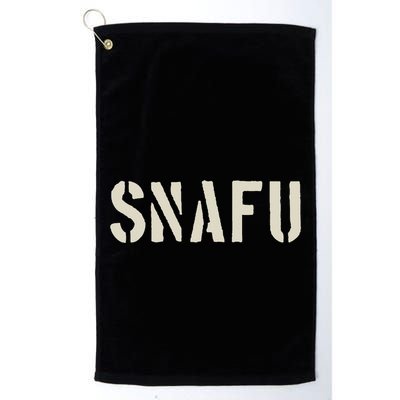 Fubar And Snafu Military And Veteran Humor Golf Towel
