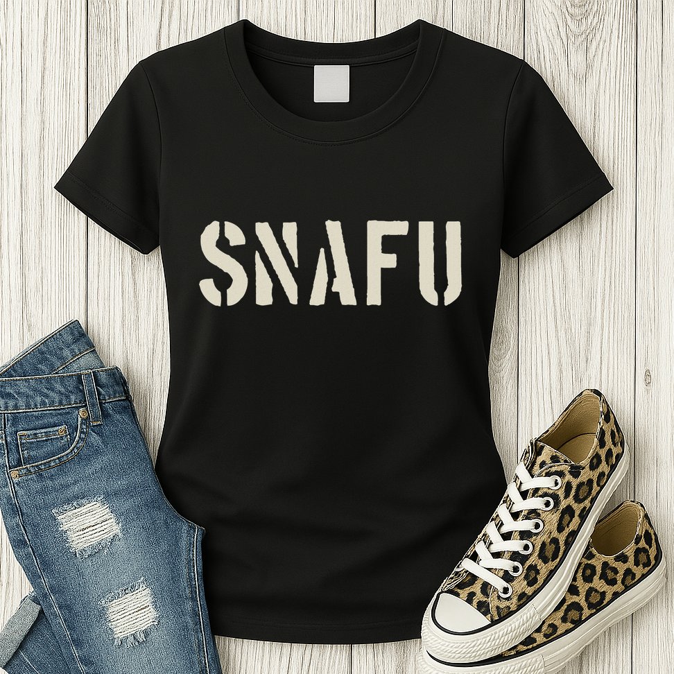 Fubar And Snafu Military And Veteran Humor Womens T-Shirt