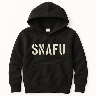 Fubar And Snafu Military And Veteran Humor Kids Hoodie