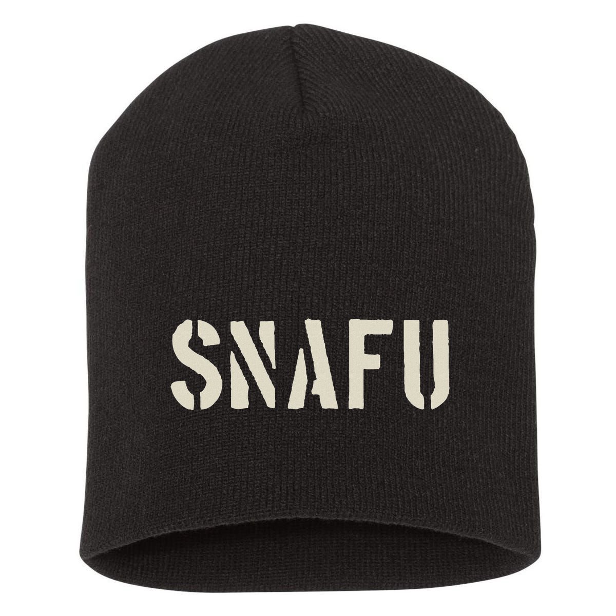 Fubar And Snafu Military And Veteran Humor Short Acrylic Beanie